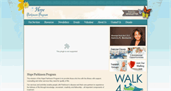 Desktop Screenshot of hopeparkinson.org